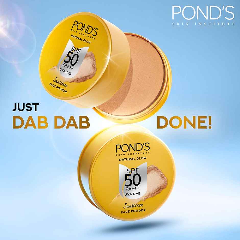 Pond's  Spf 50 Uv Ab Pa+++,Sunscreen Face Powder,For Sun Protection,For Oily Skin 20G