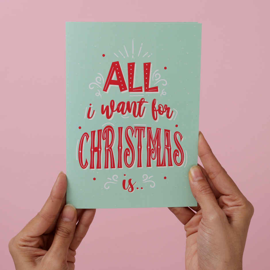Christmas Mirror Greeting Card | Oye Happy