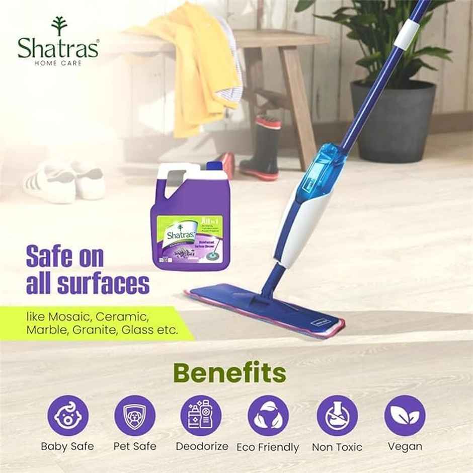 Shatras Citrus & Lavender Disinfectant Surface & Floor Cleaner Liquid