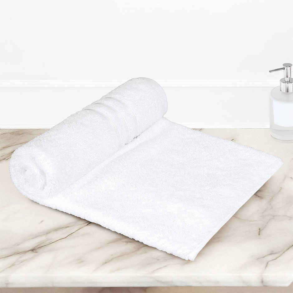 Home Elegance by myTrident Comfort Living Cotton Bath Towel | 70cm x 140cm | 400 GSM | Baby Talc