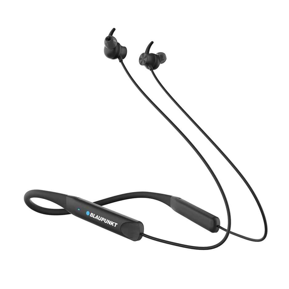 Blaupunkt Be120 Touch Wireless Neckband With Multi-Touch Control,40H Playtime (Black, In The Ear)