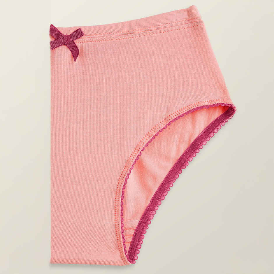 XY Life Hipsters for Girls, Modal, Antimicrobial - Aqua Green+Frost Pink | 11-12Y| Pack Of 2 Panty