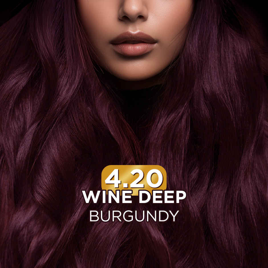 Bblunt Salon Secret High Shine Conditioning Hair Colour | Wine Deep Burgundy