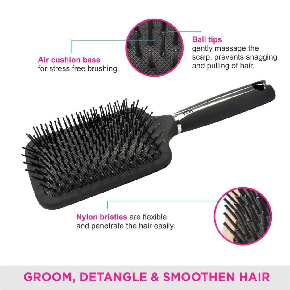 VEGA Paddle Hair Brush for Men and Women |E16-PB