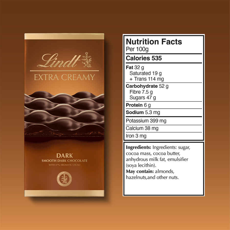 Lindt Extra Creamy Dark Chocolate