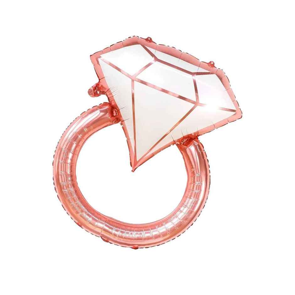 Rose Gold Ring Foil Balloon | Pack Of 1 | Party Propz