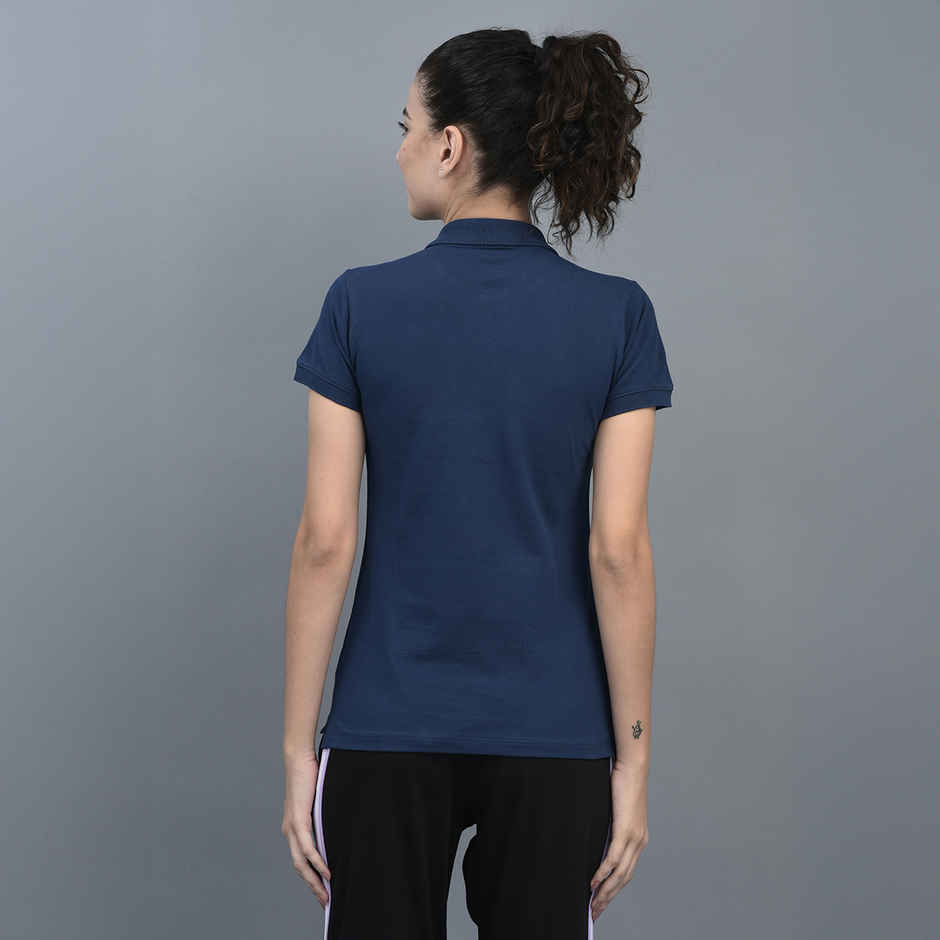 Dollar Women Polo T-shirt - Navy | Premium Cotton | M