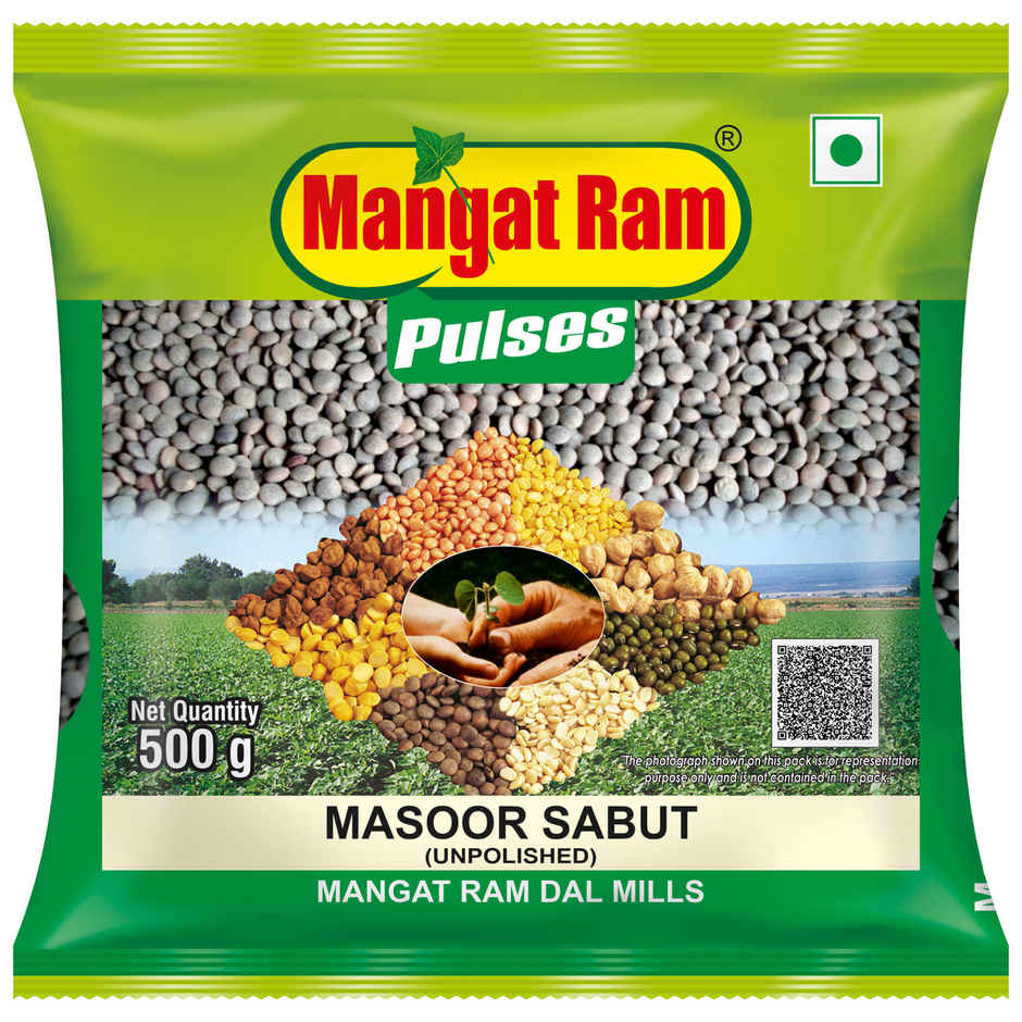 Mangat Ram Unpolished Masoor Sabut