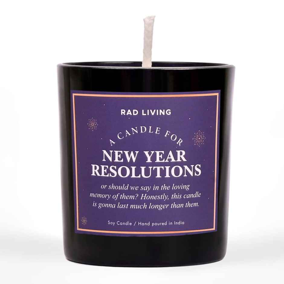 Rad Living New Year Resolutions | Hot Cocoa Scented Candle
