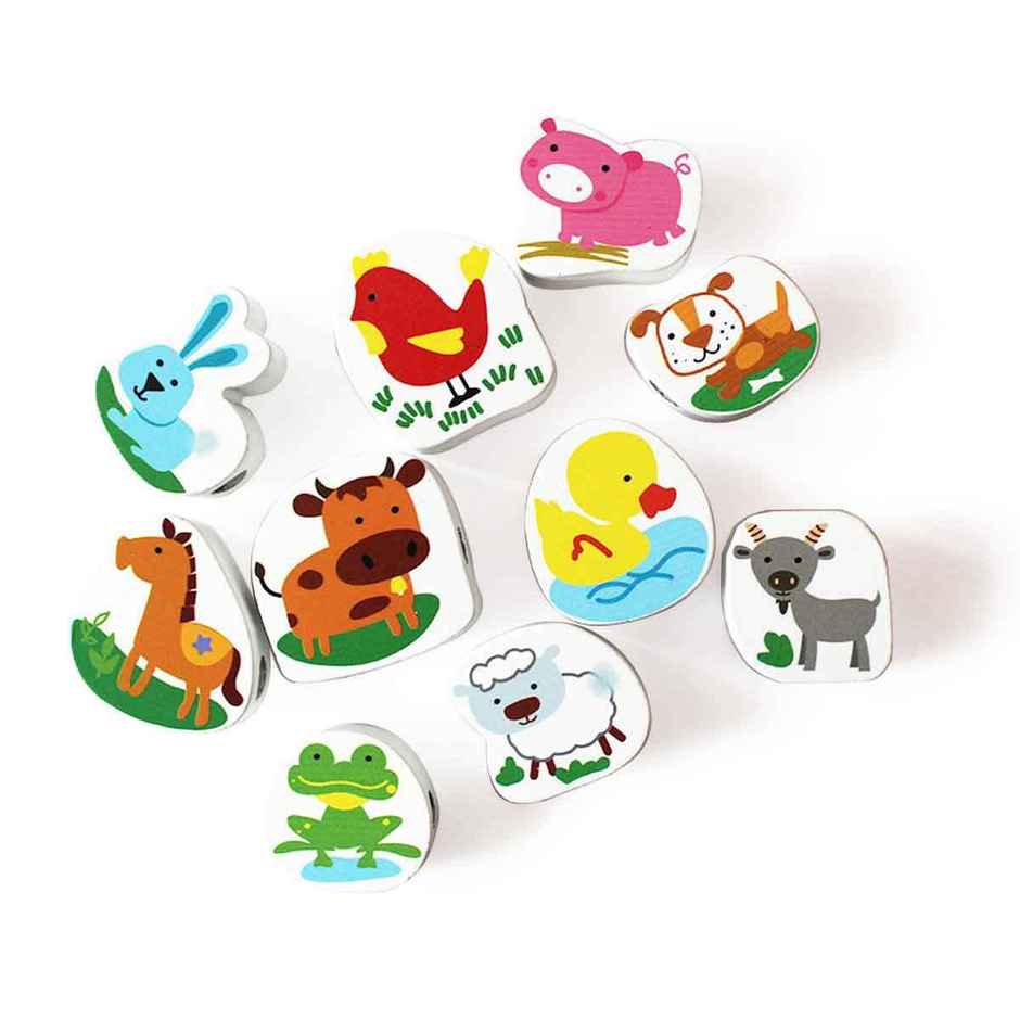 Shumee Farm Lacing Wooden Blocks