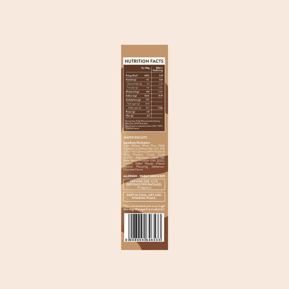 Maddox Happyfills Crunchy & Snacky Wafer Rolls | Chocolate Flavour