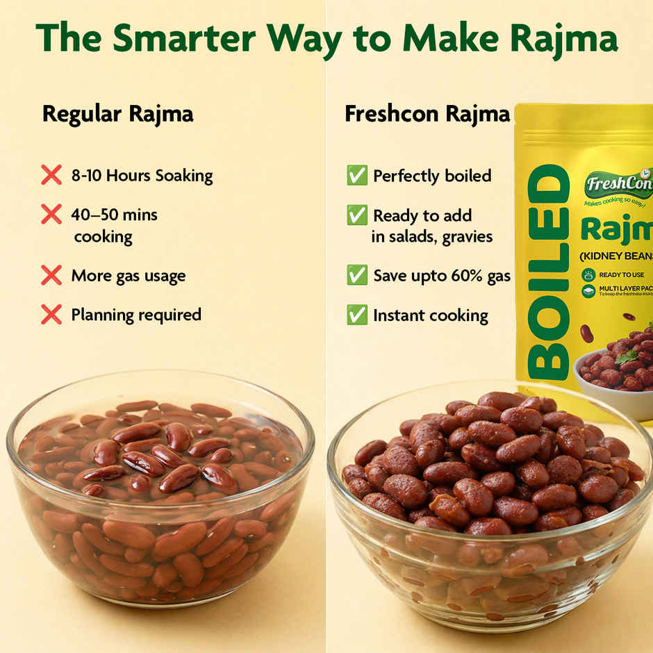 Freshcon Boiled Rajma | Kidney Beans