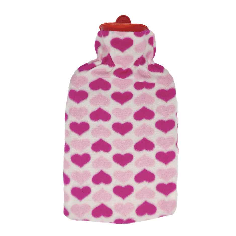 Sahyog Wellness Rubber Hot Water Bottle Red with cover
