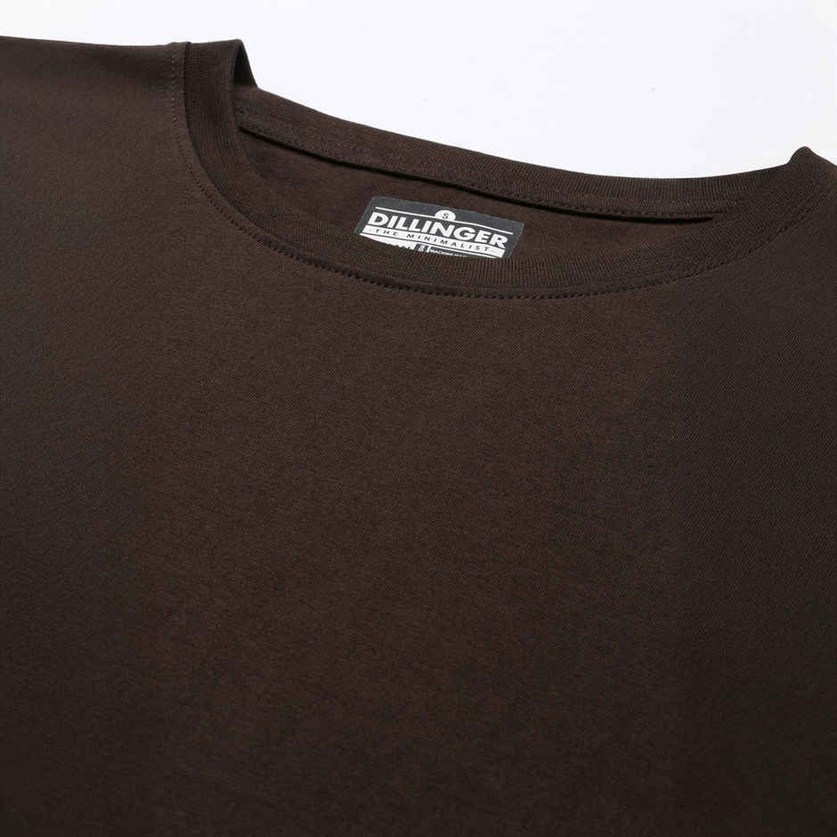 Dillinger Women's T-shirt | DLWOP001CHO | Chocolate Brown - XS