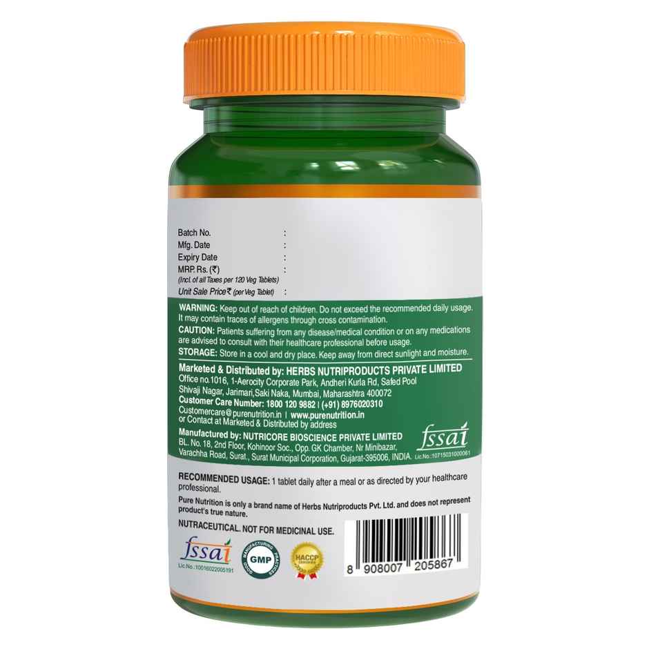 Pure Nutrition Melatonin 10mg | Sleep Support, Relaxation & Healthy Sleep Cycle | 120 Tablets