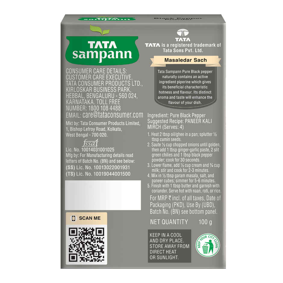 Tata Sampann Pure Black Pepper Powder