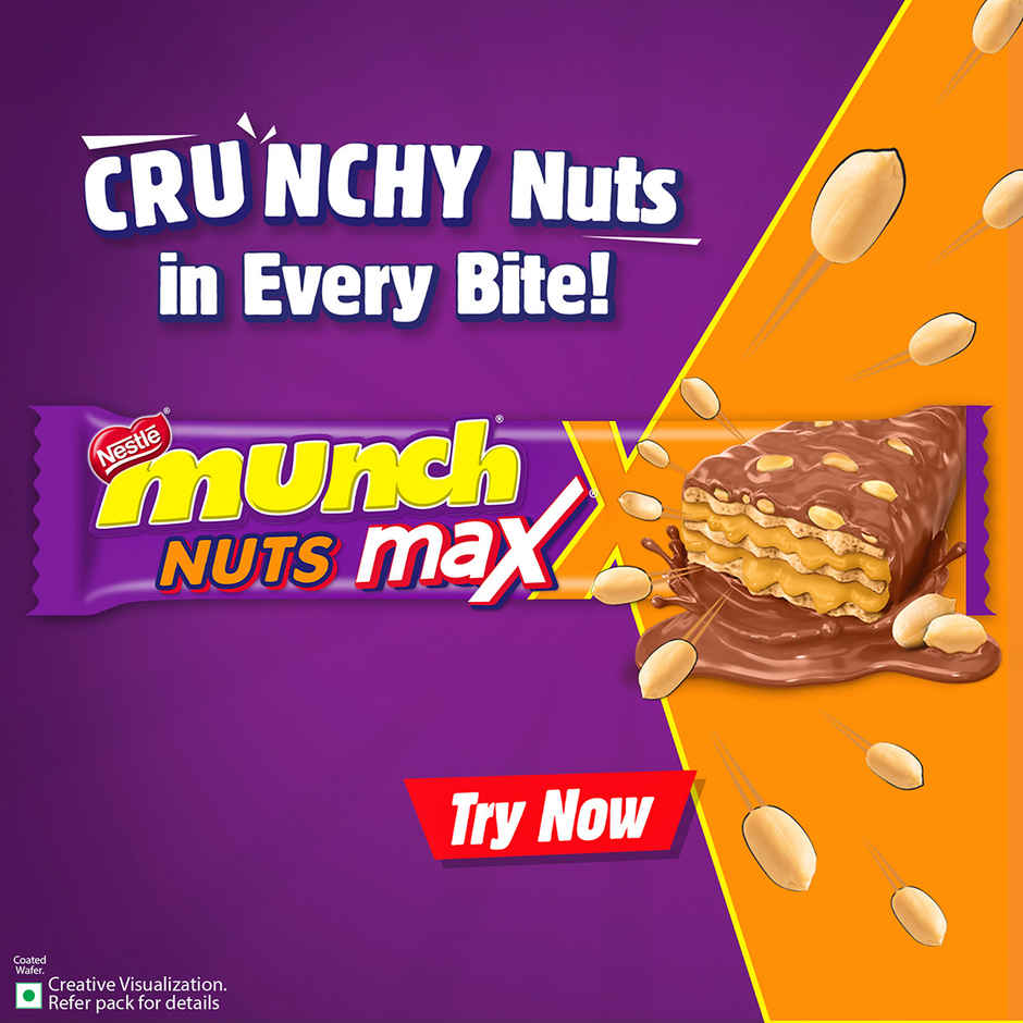 Nestle MUNCH MAX Nuts with Roasted Peanuts