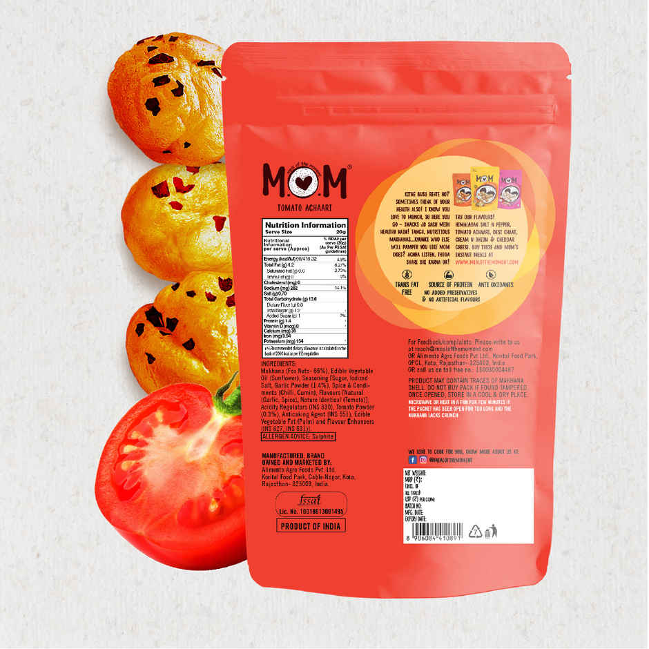 MOM Tomato Achaari Roasted Makhana