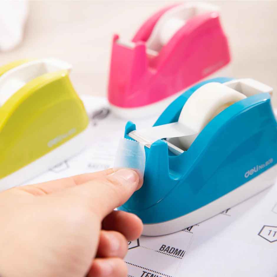 Deli W808 Tape Dispenser For Tape With Width Of 18mm (Colour May Vary)