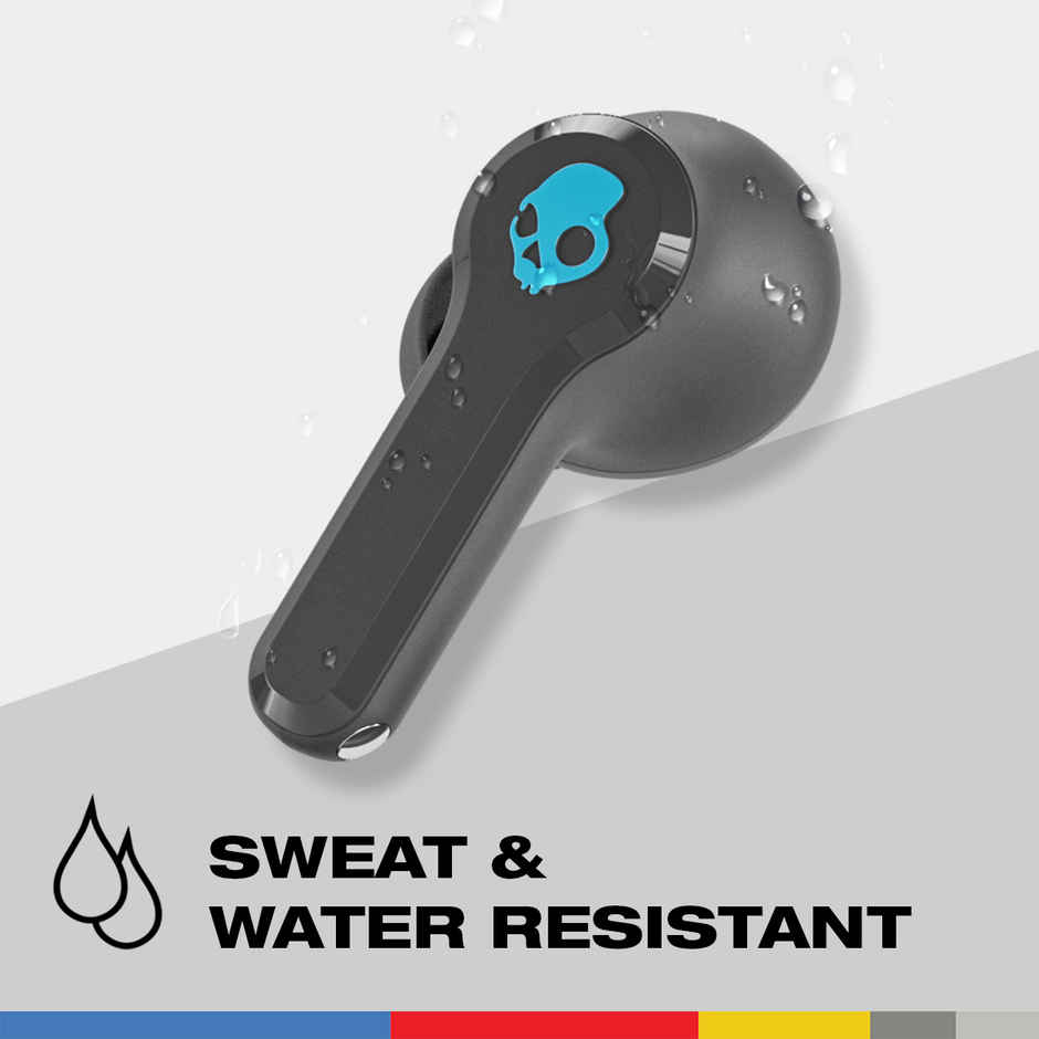 Skullcandy Inkd True Wireless Earbuds 48 Hour Battery Quad Mic ENC Grey