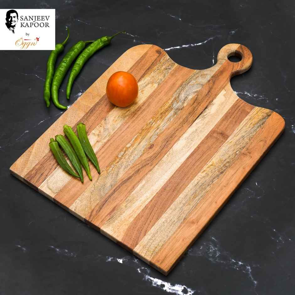 Sanjeev Kapoor by Oggn Mixwood Graned Chopping Board 17.5x12