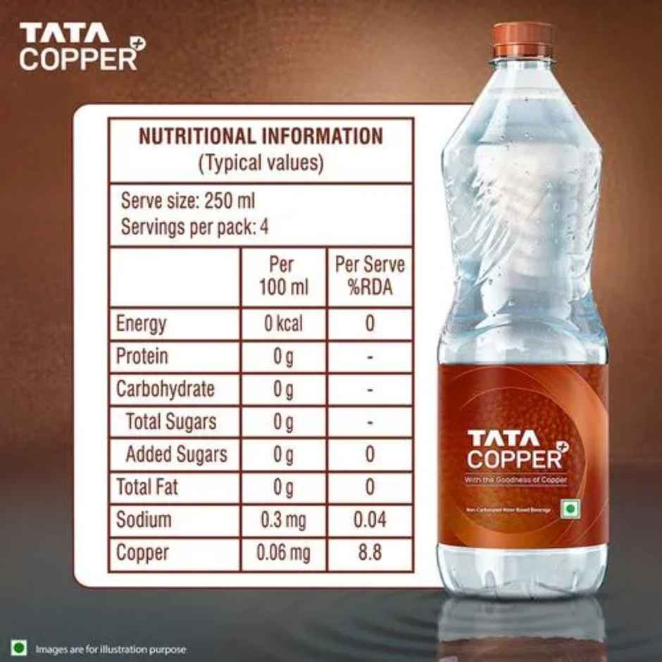 Tata Copper+ Water Bottle
