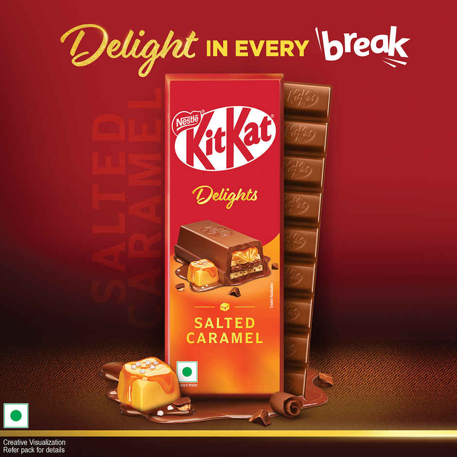 Kitkat Delights Salted Caramel Choco Coated Wafer Bar