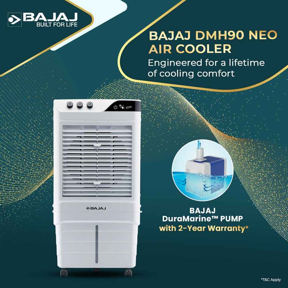 Bajaj DMH 90 Neo Desert Air Cooler | 90 L