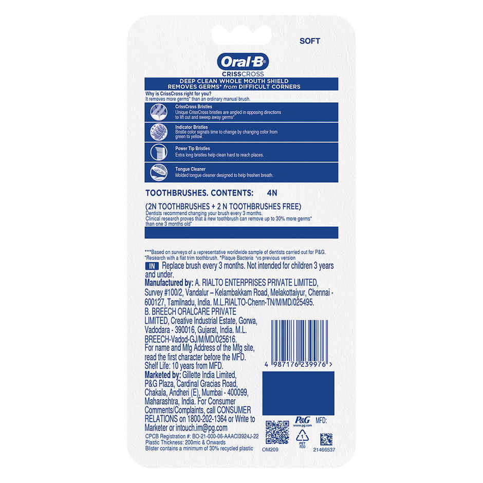 Oral B Soft - Criss Cross
