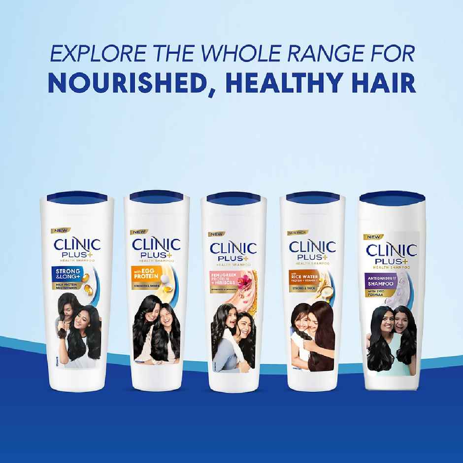 Clinic Plus Strong & Long Shampoo with Milk Proteins and Multivitamins