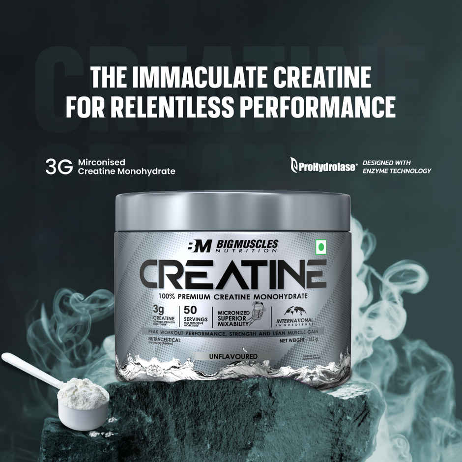 Big Muscles Nutrition Creatine | Pure Creatine Monohydrate