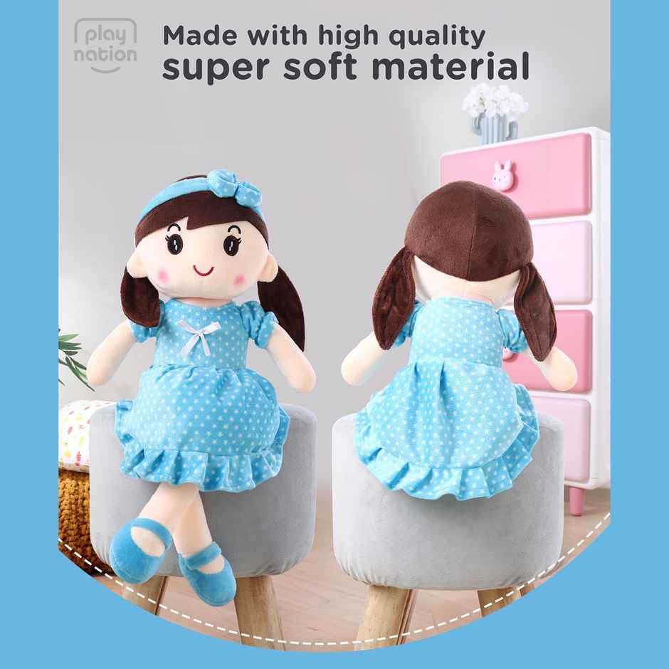 Play Nation Emma Candy Doll Blue - Height 45 cm