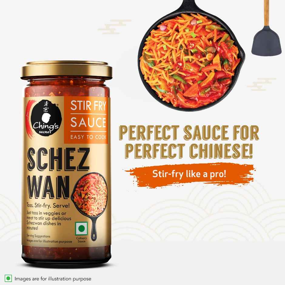 Ching's Premium Schezwan Stir Fry Sauce, Ready to Cook Sauce, No Added Colour, No MSG