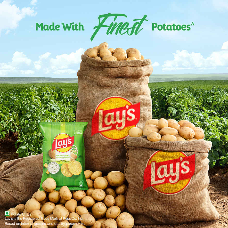 Lay's American Cream & Onion Potato Chips Combo