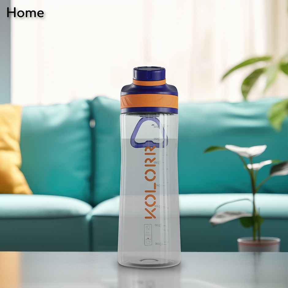 Kolorr Zest+ 750 ml Bottle | Blue & Orange | Ideal for Travel & Everyday Hydration