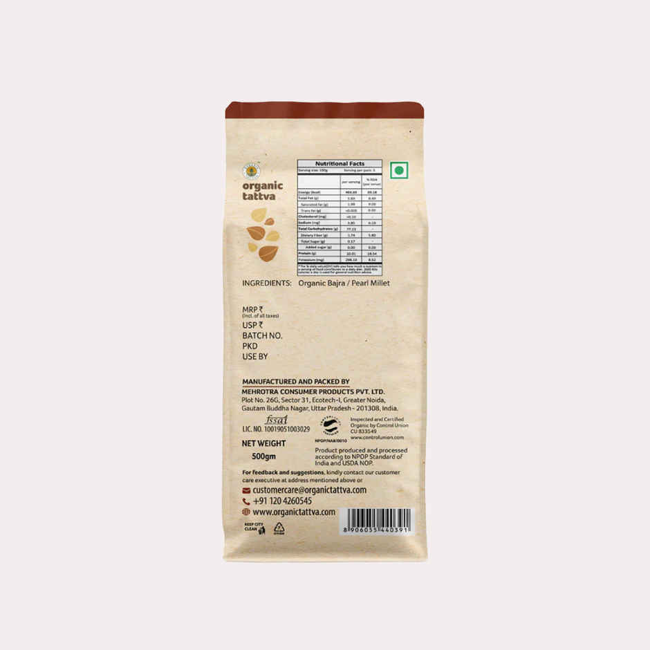 Organic Tattva Bajra Flour