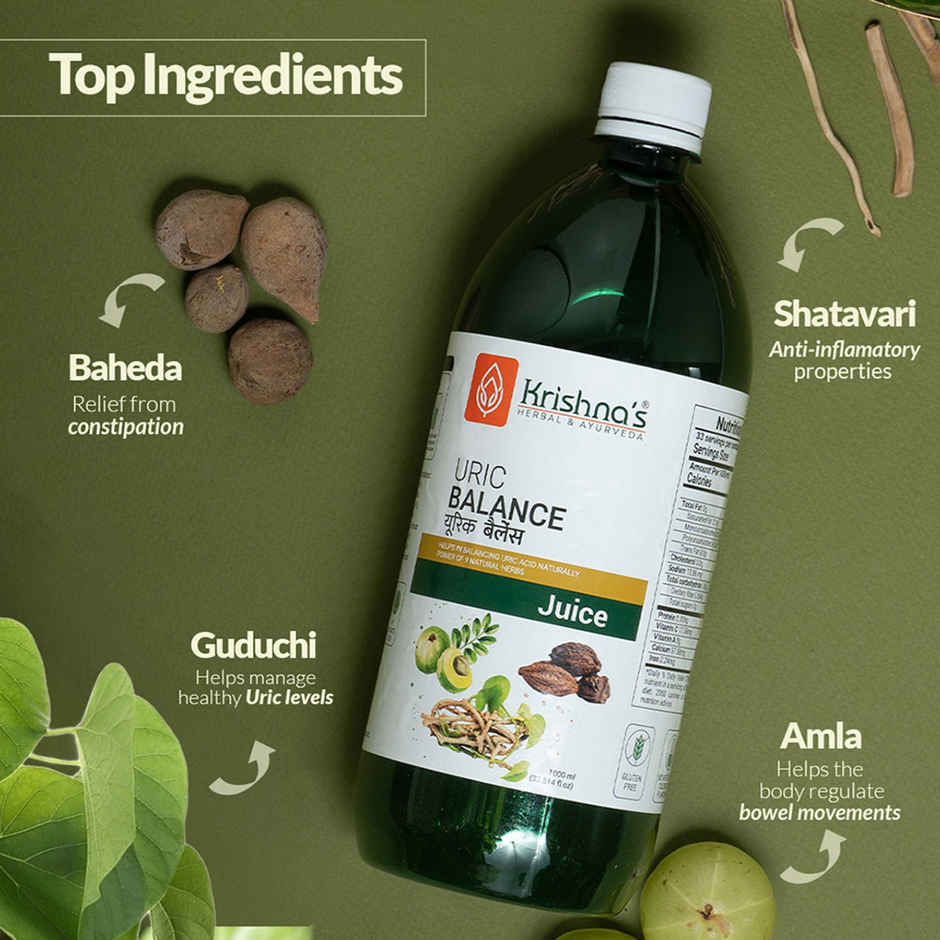 Krishna's Herbal & Ayurveda Uric Balance Juice