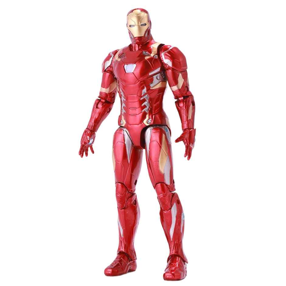 Striders Licensed Marvel Iron Man MK46 Toy Figure with Stand | 7 inch