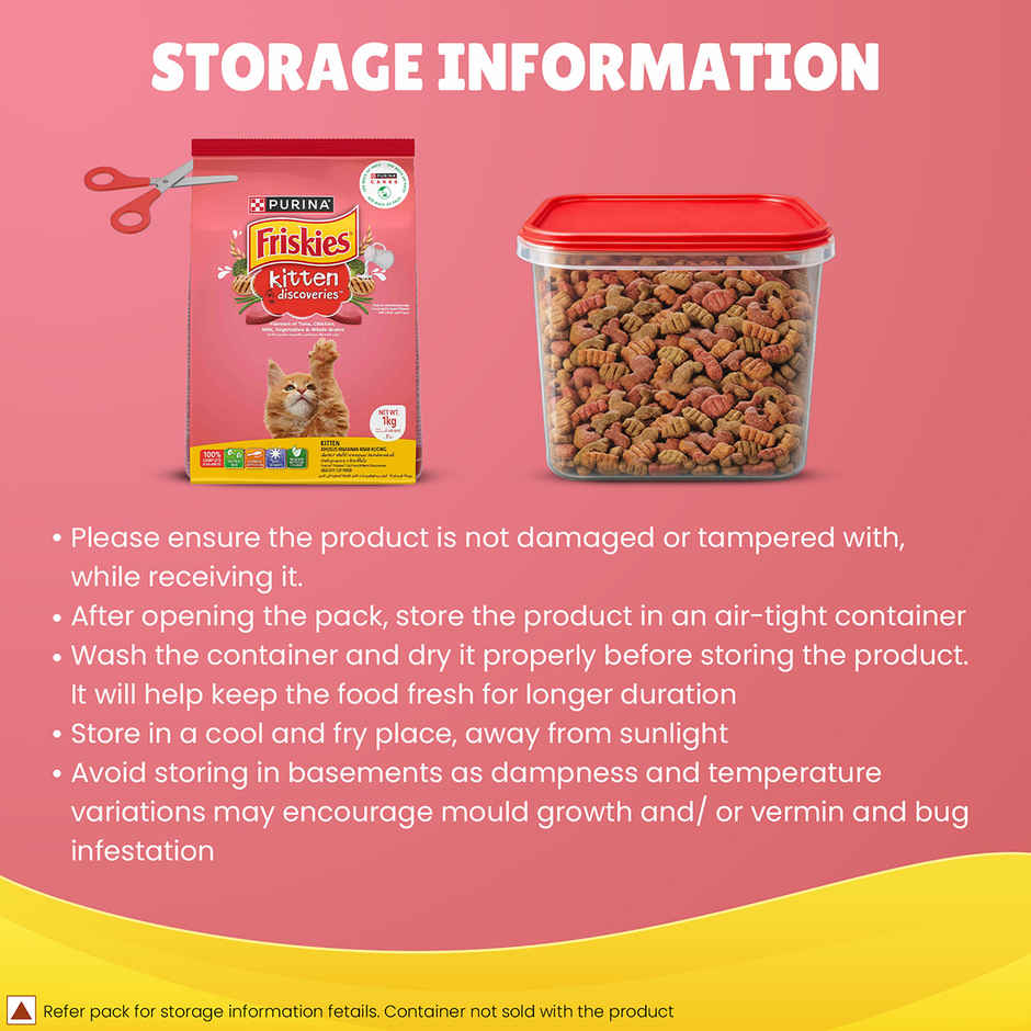 Purina Friskies Kitten Discoveries Baby Cat Food Tuna Chicken Milk Vegetables & Whole Grain Flavours