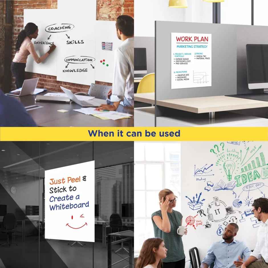 Solo A4 Whiteboard For Smooth Surfaces - Restickable