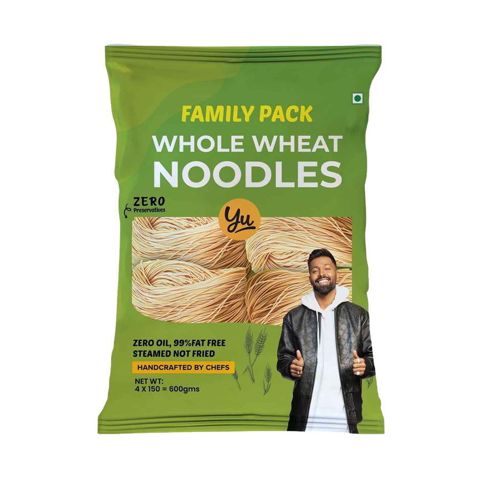 Yu Whole Wheat Hakka Noodles - Family Pack