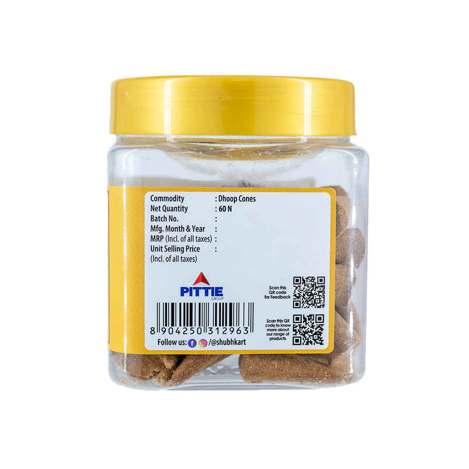 Nirmal Kesar Chandan Dhoop Cone Container | Shubhkart