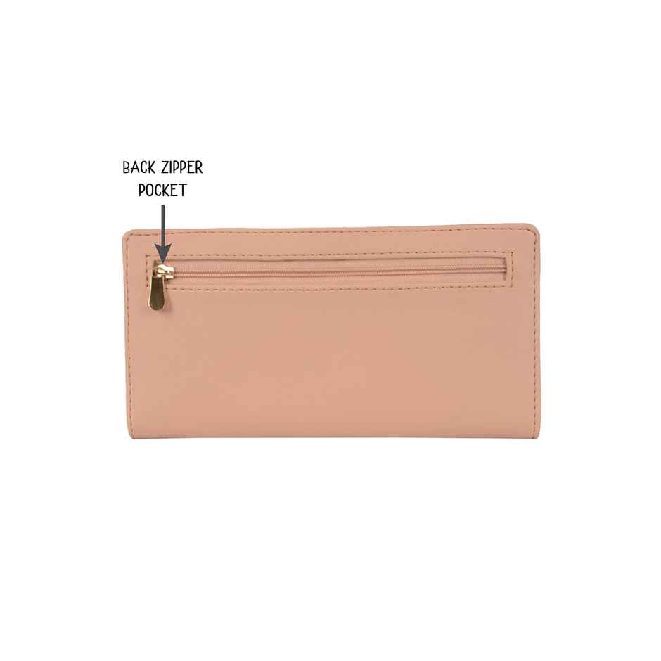 Baggit Women's Restra 2 Fold Wallets | Tender Peach