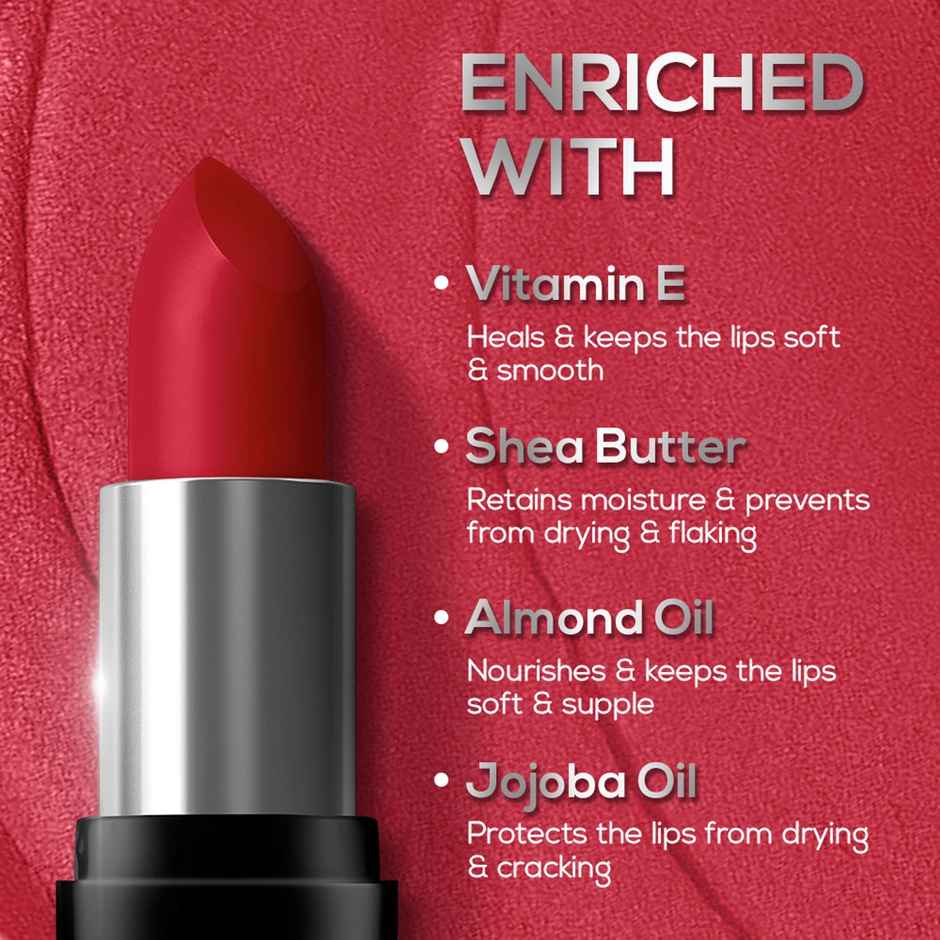 Renee Prime Matte Lipstick | 02 Rustic Red