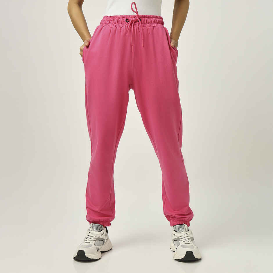 Bewakoof Joggers for Women | Pink - XL