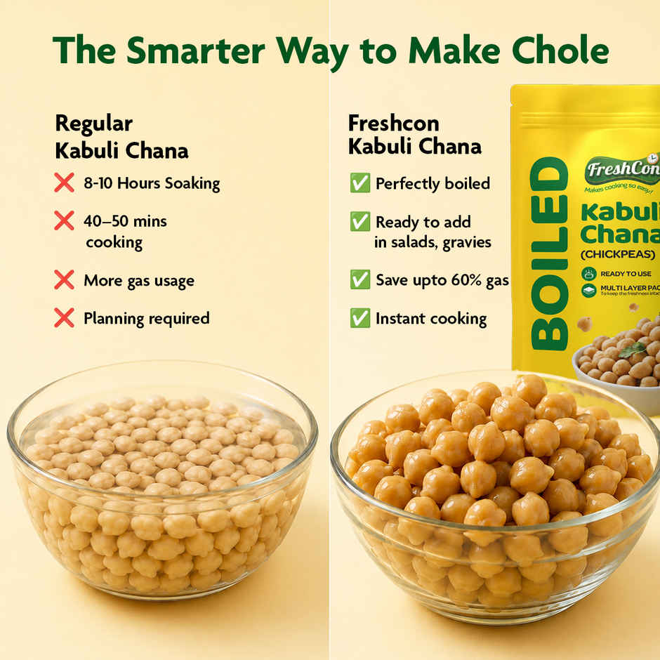 Freshcon Boiled Kabuli Chana | Chickpeas