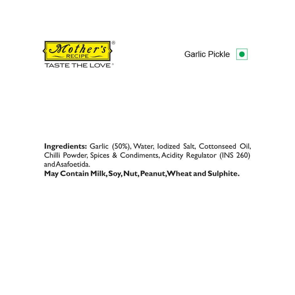 Mother's Recipe Garlic Pickle