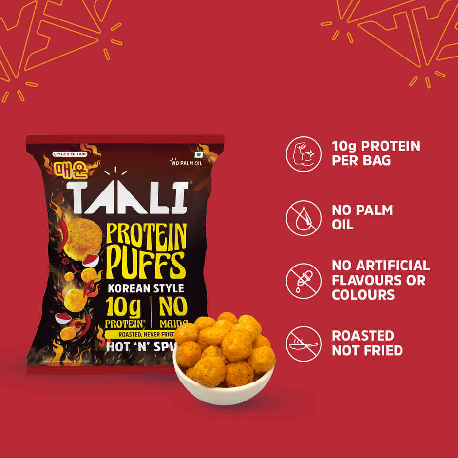 Taali Korean Style Protein Puffs