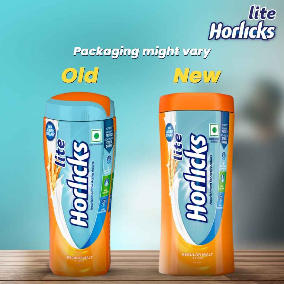 Horlicks Lite Jar Regular Malt Drink Mix