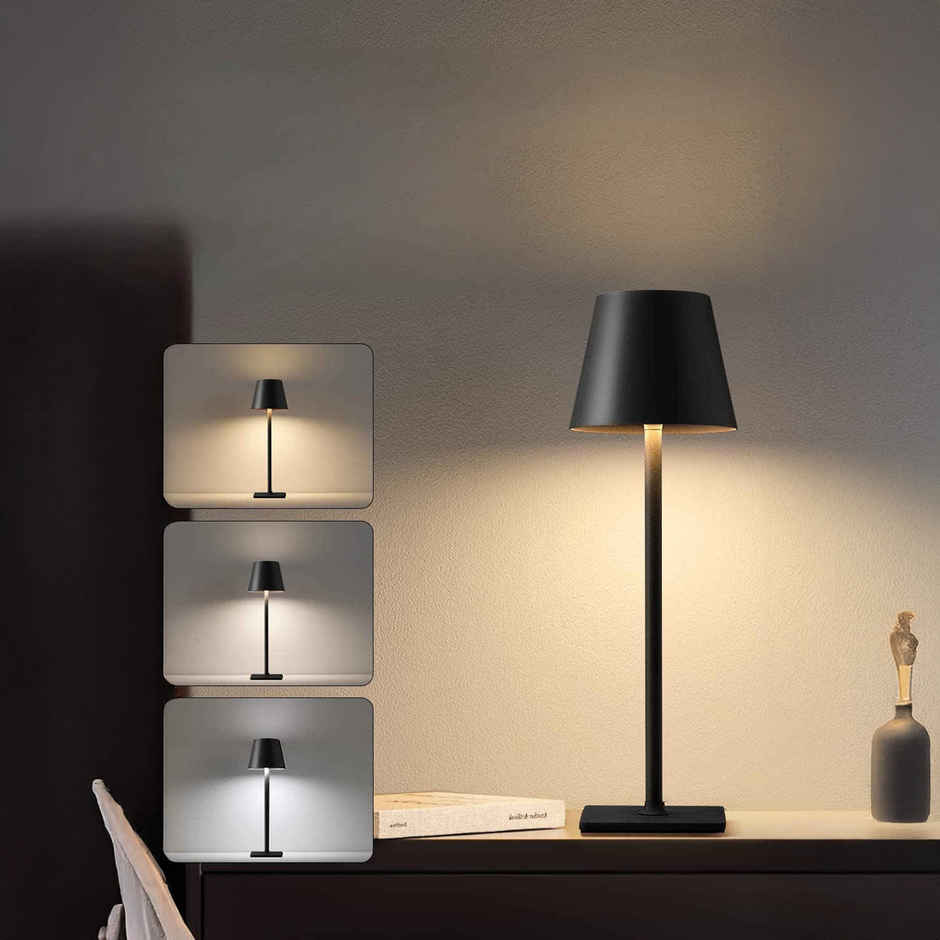 Hashwow Wireless Led Desk Lamp Usb Charging, Touch Control, Ambient Light For Study & Office